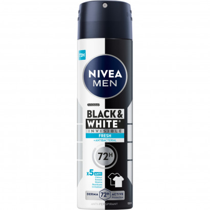 Nivea Black&White Invisible Fresh Antyperspirant Spray 150 ml