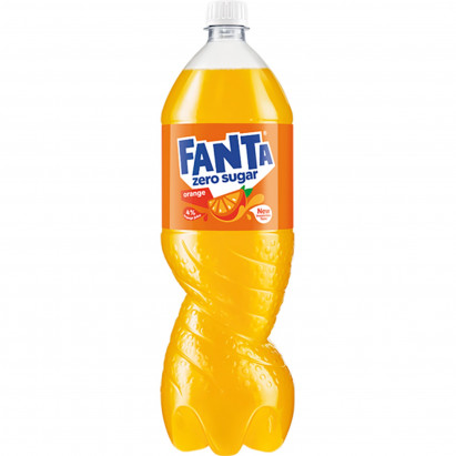Fanta Zero Sugar Napój gazowany o smaku pomarańczowym 1,5 l