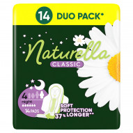 Naturella Classic Night rozmiar 4 Podpaski ze skrzydełkami, × 14