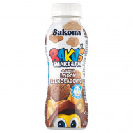 Bakoma Bakuś Shake & Fun Napój mleczny o smaku lodów czekoladowych 230 g