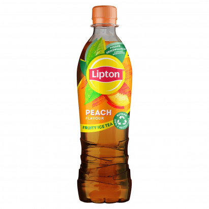 Lipton Ice Tea Peach Napój niegazowany o smaku brzoskwiniowym z ekstraktem czarnej herbaty 500 ml