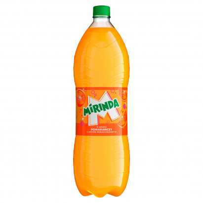 Mirinda Napój gazowany o smaku pomarańczy 2 l