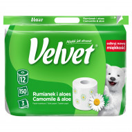 Velvet Papier toaletowy rumianek i aloes 12 rolek