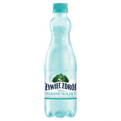 Żywiec Zdrój Delikatnie Musujący Woda źródlana 500 ml