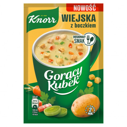 Knorr Gorący Kubek Wiejska z boczkiem 21 g