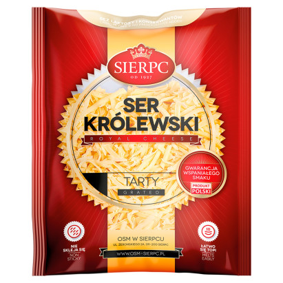 Sierpc Ser królewski tarty 150 g