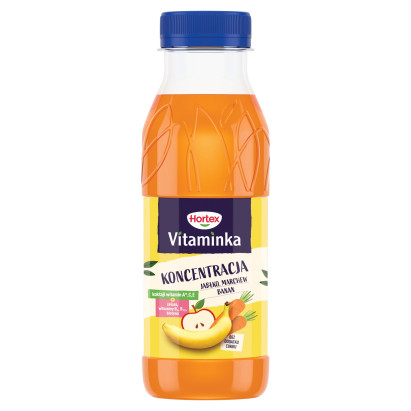 Hortex Vitaminka Sok koncentracja jabłko marchew banan 300 ml