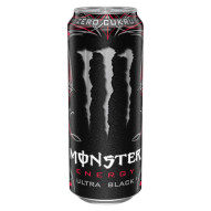 Monster Energy Ultra Black Gazowany napój energetyczny 500 ml