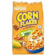 Nestlé Corn Flakes Chrupiące płatki kukurydziane miód i orzeszki 400 g