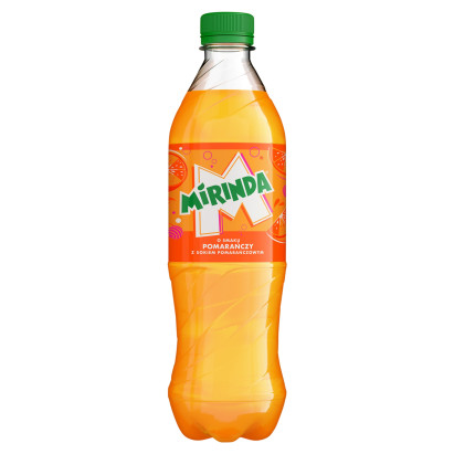 Mirinda Napój gazowany o smaku pomarańczy 500 ml