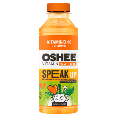 Oshee Vitamin Water Napój niegazowany cytryna-limonka 555 ml
