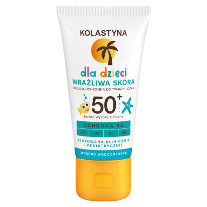Kolastyna Emulsja ochronna do twarzy i ciała dla dzieci SPF 50+ 50 ml