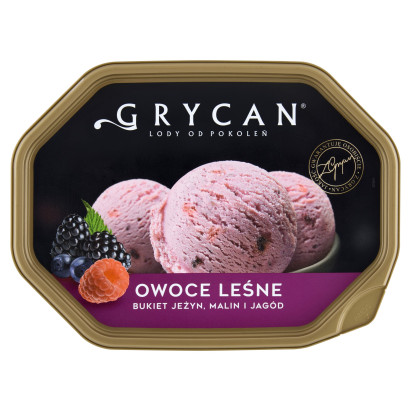 Grycan Lody owoce leśne bukiet jeżyn malin i jagód 1100 ml
