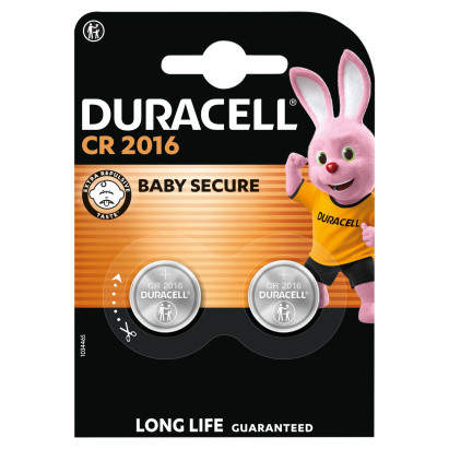 Duracell CR 2016 3 V Baterie litowe 2 sztuki