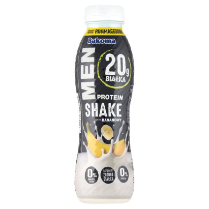 Bakoma Men Protein Shake smak bananowy 380 g
