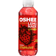 Oshee Vitamin Lemonade Napój owocowy o smaku truskawkowym 555 ml