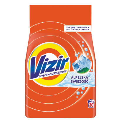Vizir Proszek Do Prania, Alpine Fresh, 1.65 kg, 30 Prań