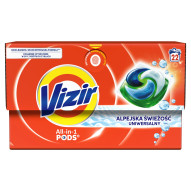 Vizir PODS, Alpine Fresh Kapsułki Do Prania,, 22 Prań