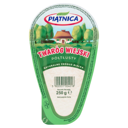 Piątnica Twaróg wiejski półtłusty 250 g