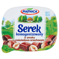 Piątnica Serek homogenizowany o smaku czekoladowo-orzechowym 150 g