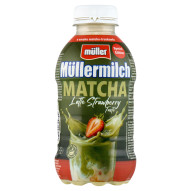 Müller Müllermilch Napój mleczny o smaku matcha-truskawka 400 g