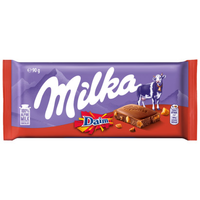 Milka Daim czekolada mleczna - 90 g