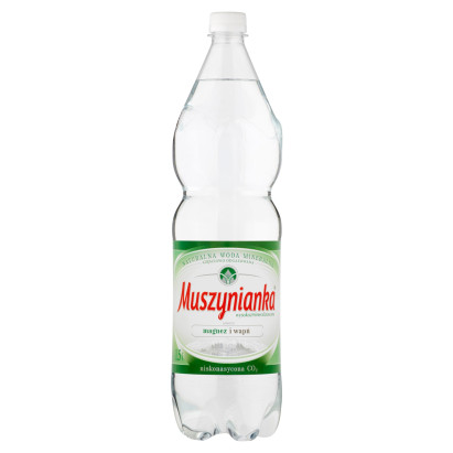 Muszynianka Naturalna woda mineralna wysokozmineralizowana niskonasycona CO₂ 1,5 l