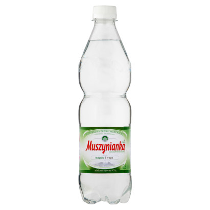 Muszynianka Plus Naturalna woda mineralna wysokozmineralizowana niskonasycona CO₂ 0,6 l