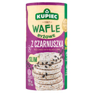 Kupiec Slim Wafle ryżowe z czarnuszką 90 g