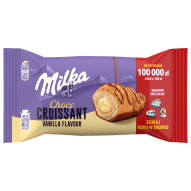 Milka Croissant Choco Vanilla, rogalik z ciasta francuskiego z nadzieniem o smaku waniliowym - 50 g