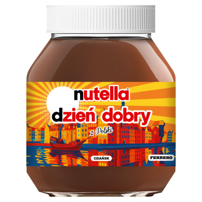 Nutella Krem do smarowania z orzechami laskowymi i kakao 600 g