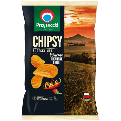 Przysnacki Chipsy pikantne chilli 130 g