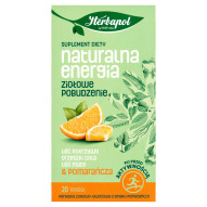 Herbapol Herbatka ziołowo-owocowa o smaku pomarańczy naturalna energia 30 g (20 x 1,5 g)