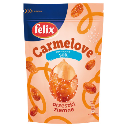 Felix Carmelove Orzeszki ziemne w karmelu ze szczyptą soli 160 g