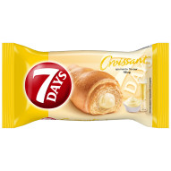 7Days Croissant rogalik z ciasta francuskiego z nadzieniem o smaku spumante - 60 g