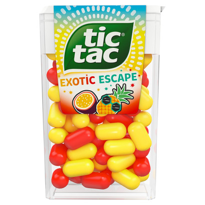Tic Tac Drażetki o smaku ananasa i marakui 54 g