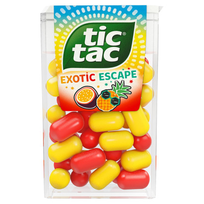 Tic Tac Drażetki o smaku ananasa i marakui 18 g