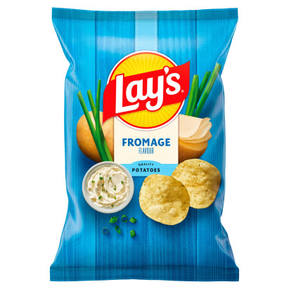 Lay's Chipsy ziemniaczane o smaku śmietankowego serka z ziołami 130 g