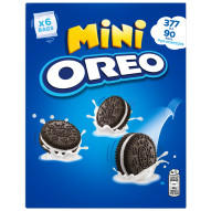 Oreo Mini Ciastka kakaowe z nadzieniem o smaku waniliowym 114 g