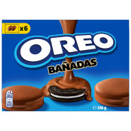 OREO Enrobed w polewie o smaku czekoladowym 6 paczek po 2 ciastka 246 g
