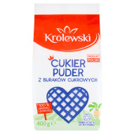 Cukier Królewski Cukier puder z buraków cukrowych 400 g