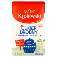 Cukier Królewski Cukier drobny z buraków cukrowych 1 kg