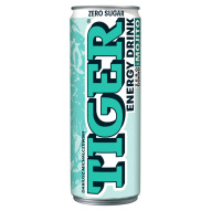 Tiger Zero cukru Gazowany napój energetyzujący o smaku mojito 250 ml