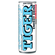 Tiger Zero cukru Gazowany napój energetyzujący o smaku Classic 250 ml