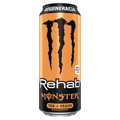 Monster Rehab Tea + Peach Niegazowany hipotoniczny napój energetyczny 500 ml