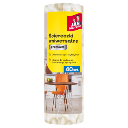 Jan Niezbędny Ściereczki uniwersalne premium 40 sztuk