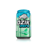 Dzik Zero Gazowany napój o smaku mojito bez cukru 330 ml