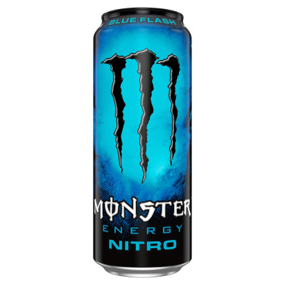 Monster Energy Nitro Blue Flash Gazowany napój energetyczny 500 ml
