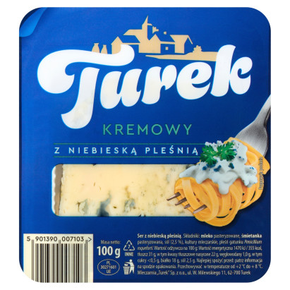 Turek Ser kremowy z niebieską pleśnią 100 g