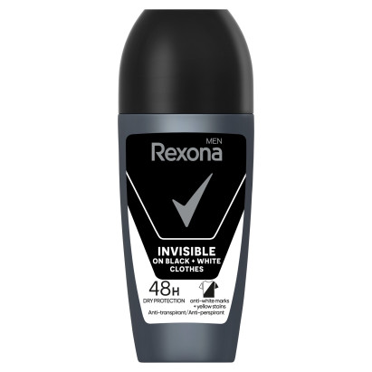 Rexona Men Invisible On Black+White Clothes Antyperspirant 50 ml